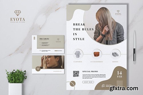 EYOTA Fashion Promotion Flyer & Business Card EYOTA Fashion Promotion Flyer & Business Card