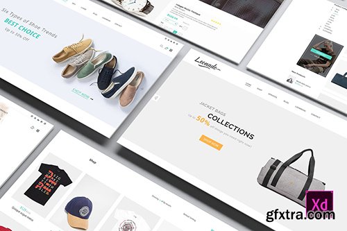 Leonado - Multipurpose eCommerce Adobe XD Template Leonado - Multipurpose eCommerce Adobe XD Template