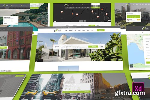 Hauser - Real Estate Adobe XD Template Hauser - Real Estate Adobe XD Template