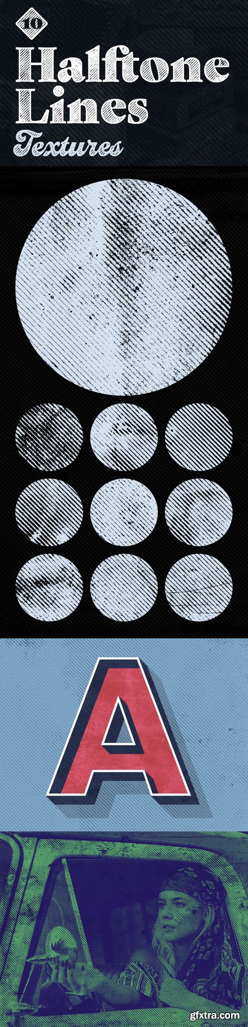 Halftone Lines Textures Halftone Lines Textures