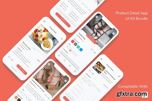 Product Detail App UI Kit Bundle Product Detail App UI Kit Bundle
