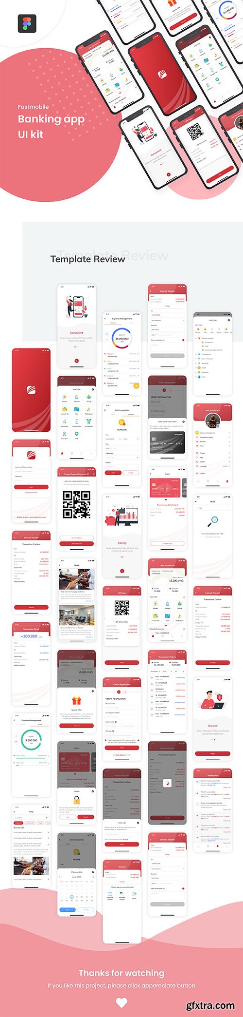 FastMobile - Banking app UI kit FastMobile - Banking app UI kit