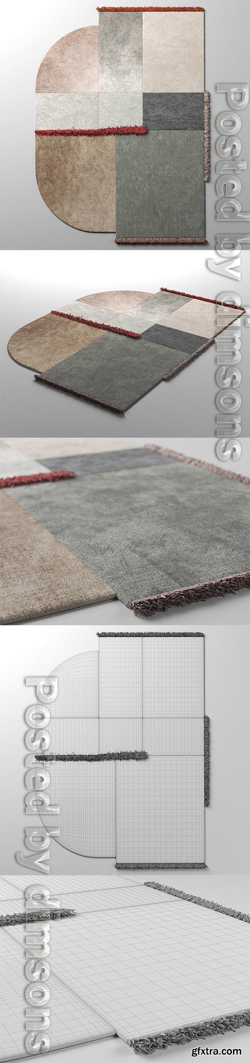 Cgtrader - Selce Rug 3D model Cgtrader - Selce Rug 3D model