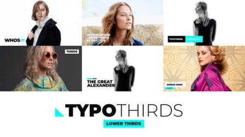 Videohive - Typothirds - Lower Thirds Pack