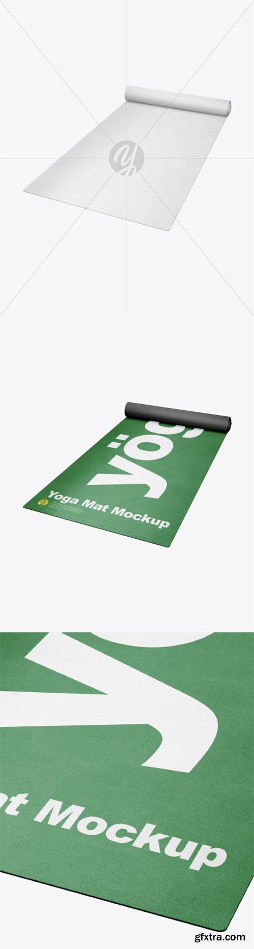 Yoga Mat Mockup - Half SIde View (High-Angle Shot) 28749 Yoga Mat Mockup - Half SIde View (High-Angle Shot) 28749