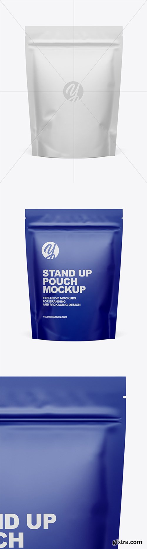 Download Matte Stand-Up Pouch Mockup 41094 » GFxtra