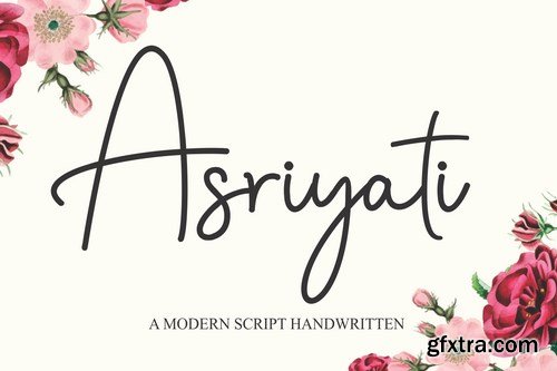 Asriyati - Modern Script Handwritten Font