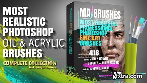 Gumroad – Realistic Photoshop Oil & Acrylic Brushes