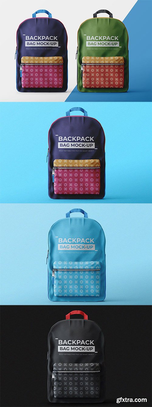 Backpack Mock-Up Template Backpack Mock-Up Template