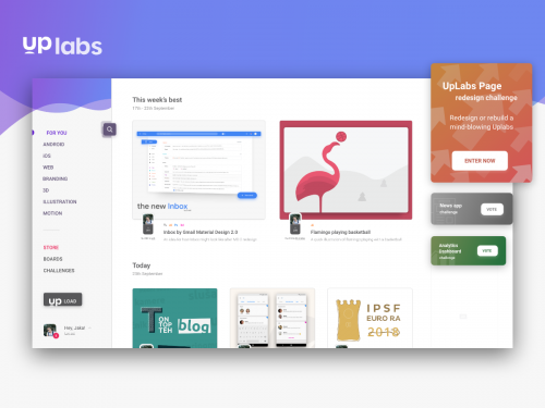 UpLabs Page Redesign Challenge - uplabs-page-redesign-challenge