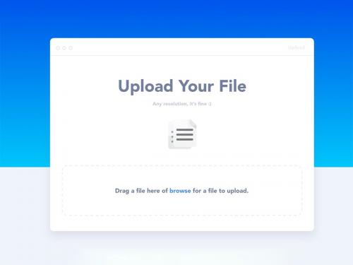 Upload Files Widget - upload-files-widget