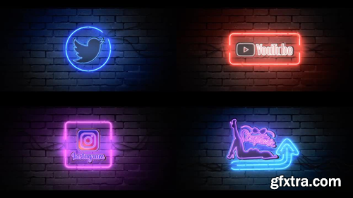 Motionarray Neon After Effects Bundle 6