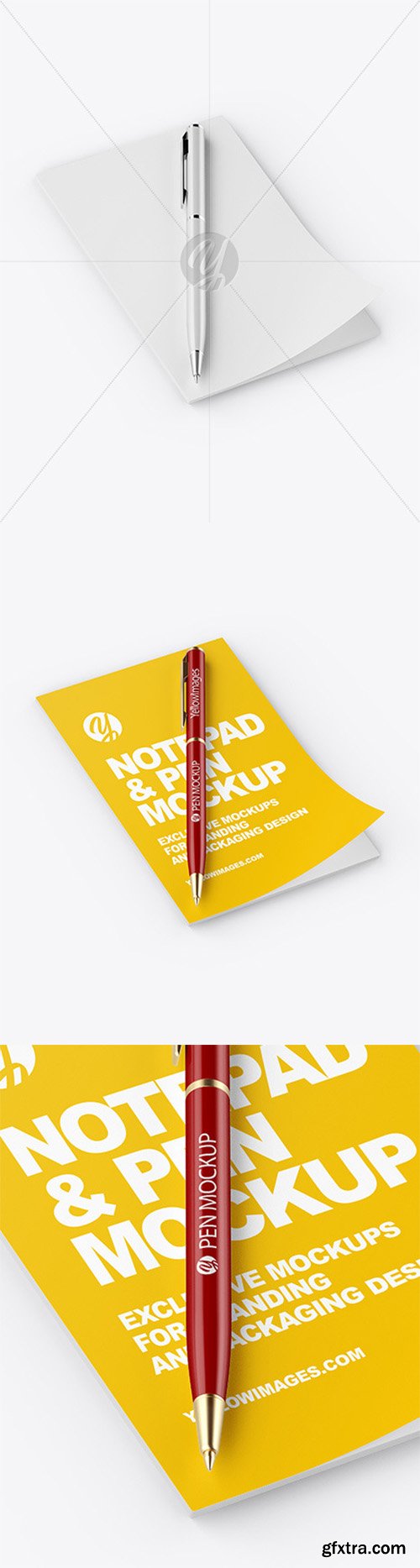 Notepad & Pen Mockup 55365 Notepad & Pen Mockup 55365