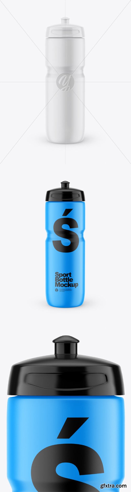 Matte Sport Bottle Mockup 55408