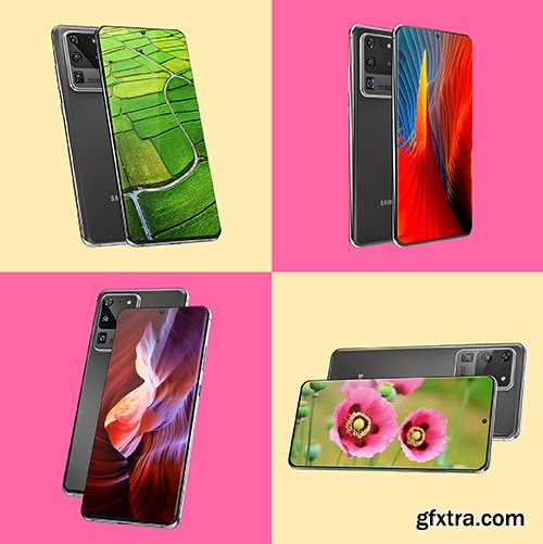 Samsung Galaxy S20 Ultra Device Mockup 03 Samsung Galaxy S20 Ultra Device Mockup 03