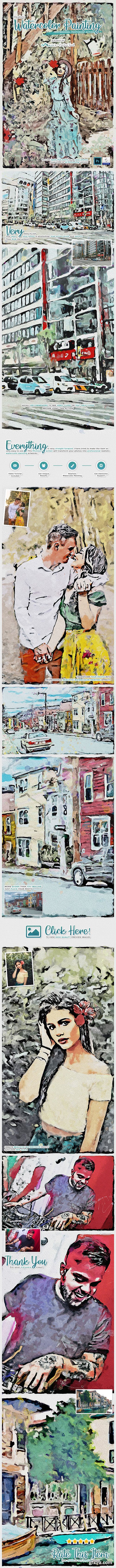 GraphicRiver - Realistic Watercolor Painting Photoshop Action 25741462 GraphicRiver - Realistic Watercolor Painting Photoshop Action 25741462