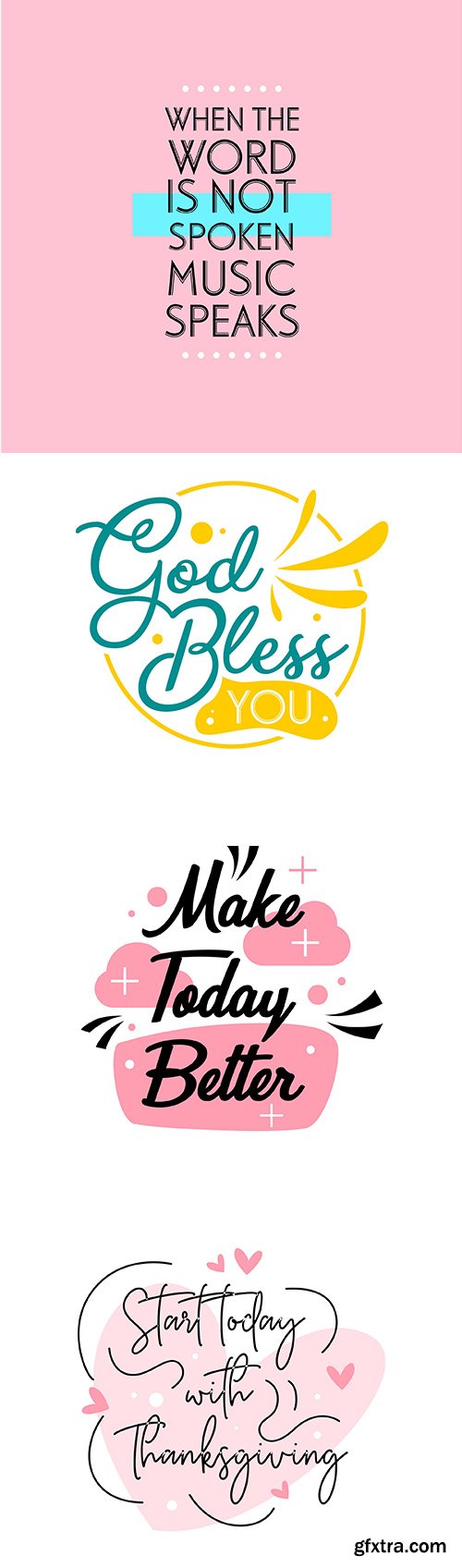 Hand-Drawn Lettering Typography Quotes Motivational Design