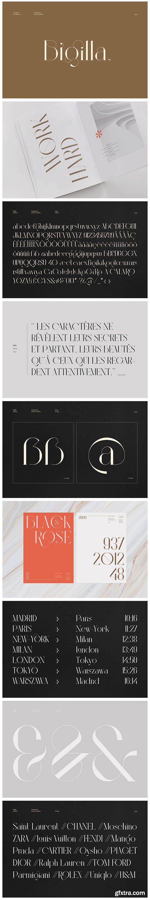 Bigilla Typeface