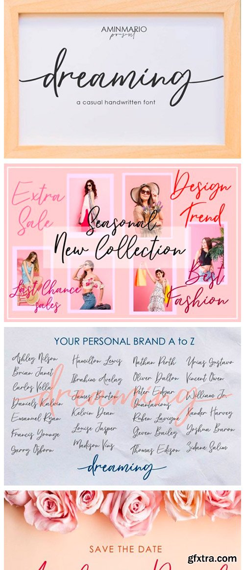 Dreaming Font Dreaming Font