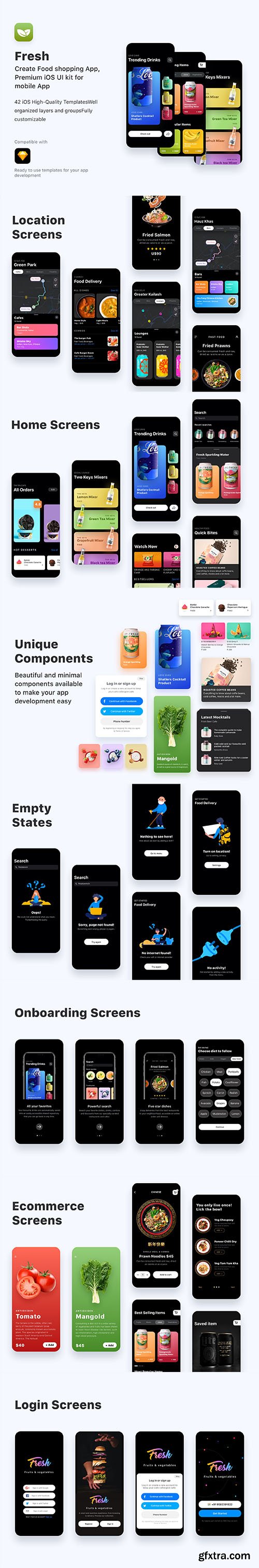 Fresh - Food ordering app