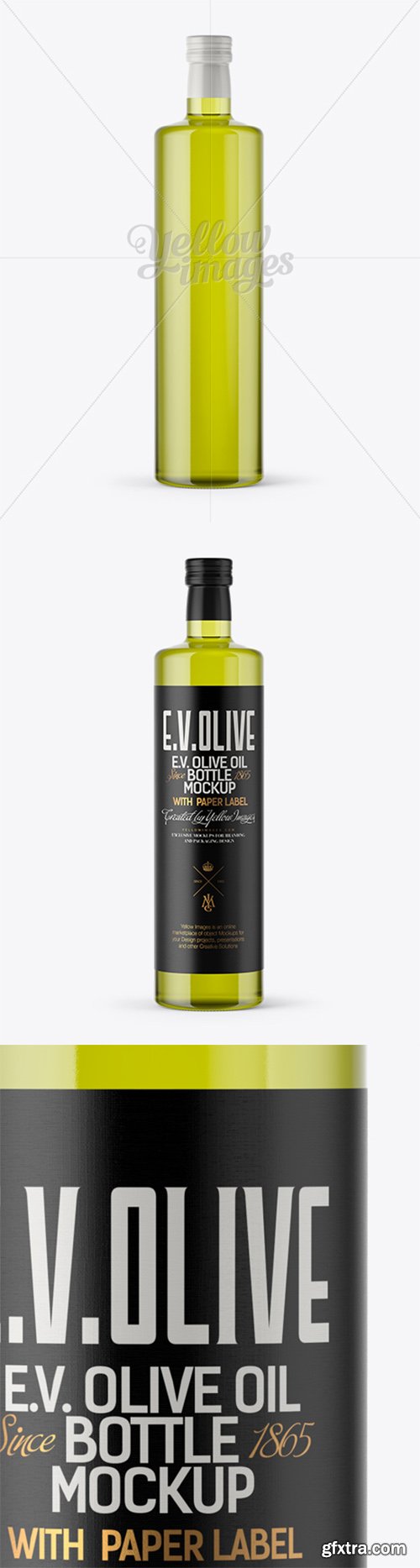 1L Clear Glass Olive Oil Bottle Mockup 14405 1L Clear Glass Olive Oil Bottle Mockup 14405