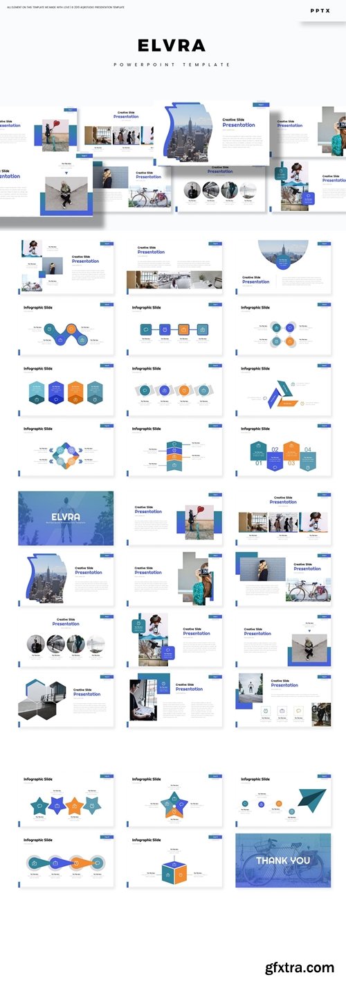 Elvra Powerpoint, Keynote and Google Slides Templates