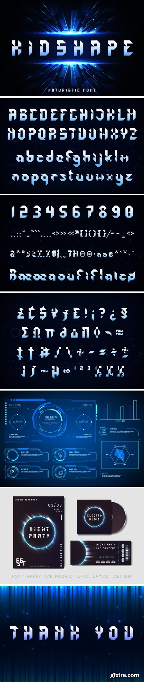 Kids Shape Font