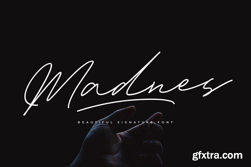 Madnes Signature Font