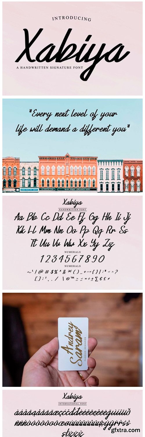 Xabiya Font Xabiya Font