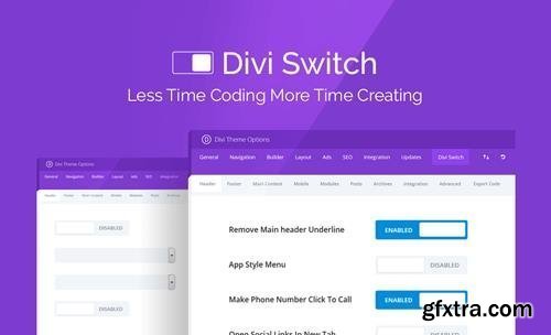 Divi Switch v3.0.9 - Makes Customizing The Divi Theme - DiviSpace - NULLED