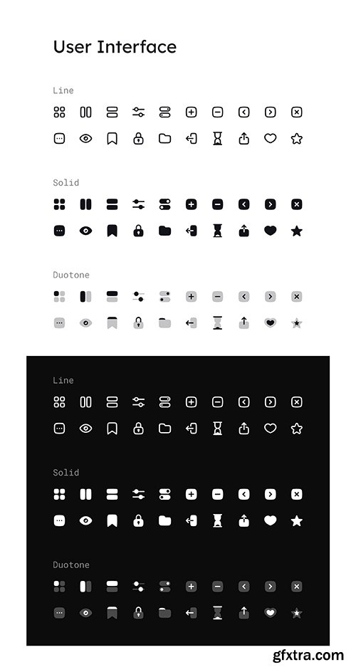 User Interface Icon Set