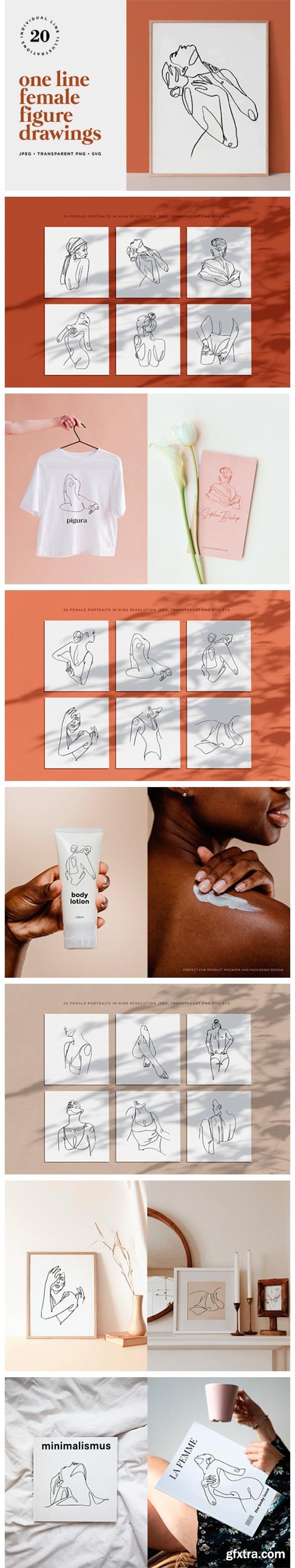 Abstract Female Figure Line Art 3008342