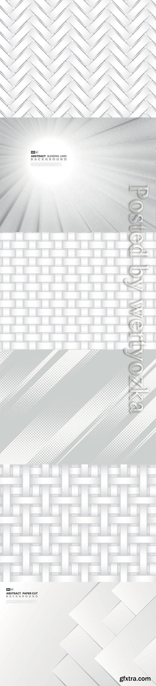 Abstract vector backgrounds with geometric design # 2