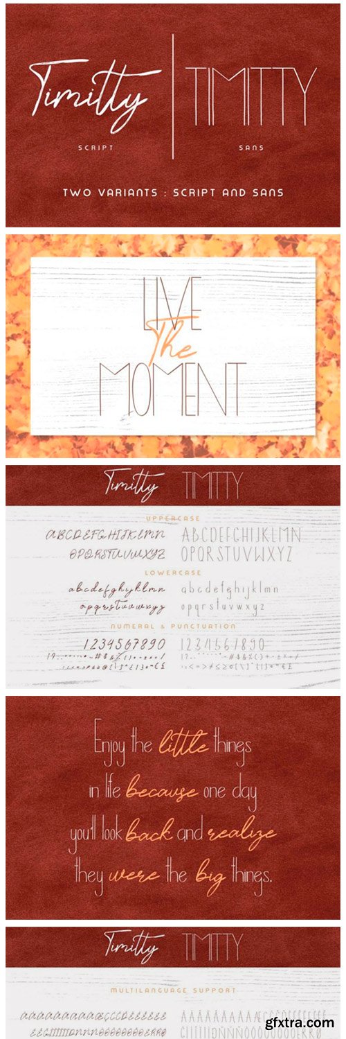 Timitty Duo Font Timitty Duo Font