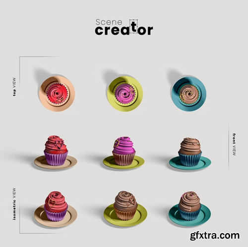 scene-creator-with-muffin-cake_23-2148391349 scene-creator-with-muffin-cake_23-2148391349