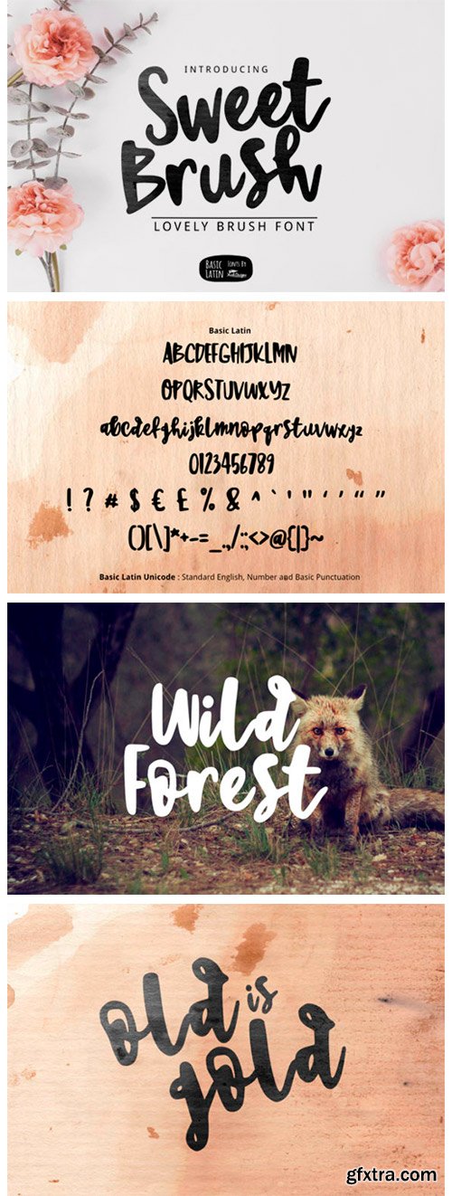 Sweet Brush Font