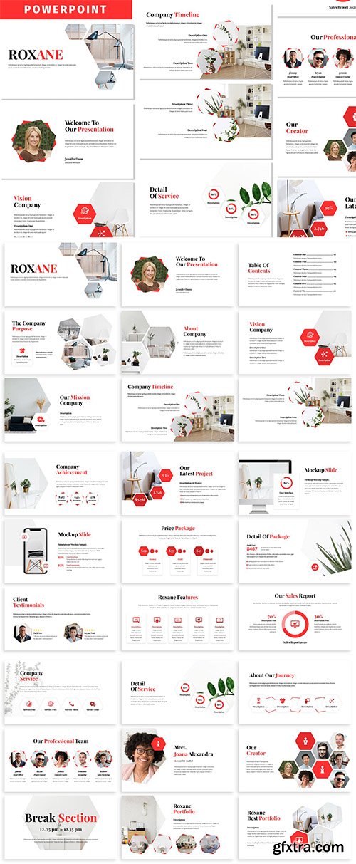 Roxane - Business Powerpoint Template Roxane - Business Powerpoint Template