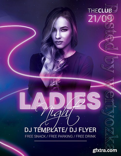 Ladies Night - Premium flyer psd template