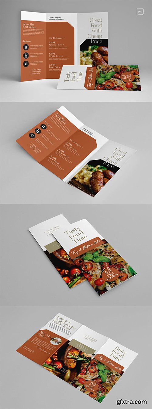 Restaurant Trifold Brochure
