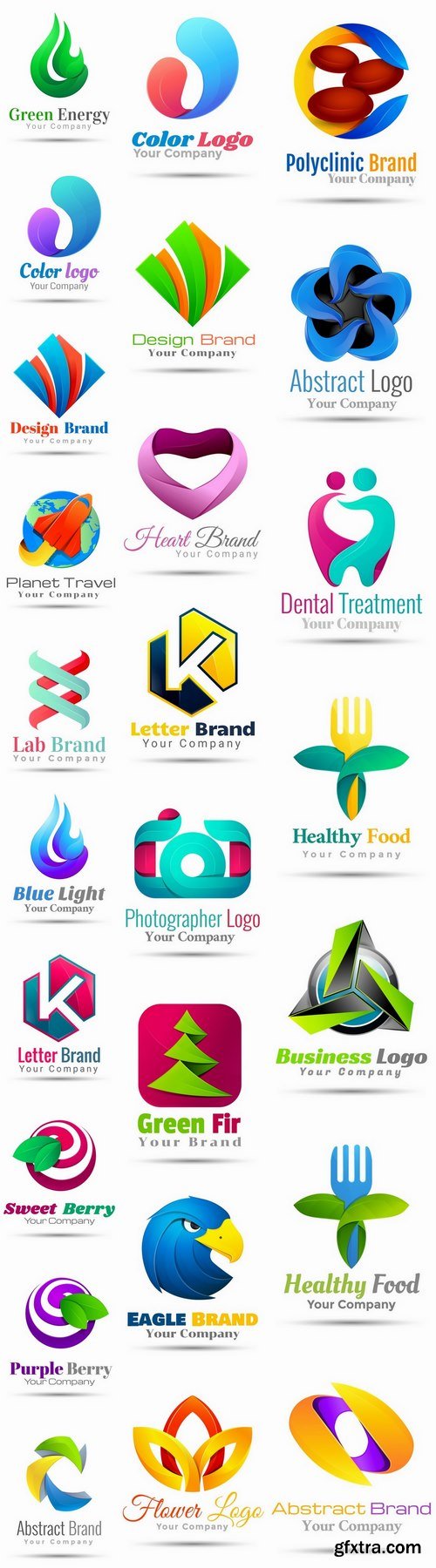 Logo icon web design element site 18-25 EPS
