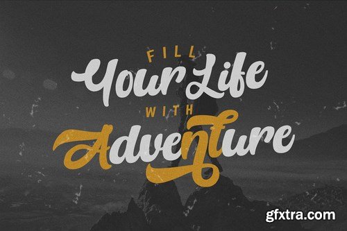 CM - Anhattan - Retro Bold Script Font 4621533