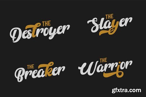 CM - Anhattan - Retro Bold Script Font 4621533