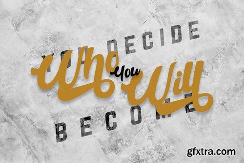 CM - Anhattan - Retro Bold Script Font 4621533