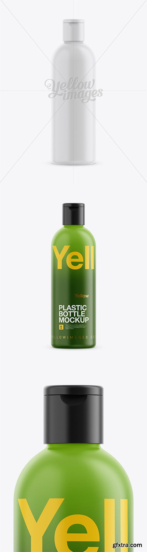Matte Plastic Bottle Mockup 17868 Matte Plastic Bottle Mockup 17868
