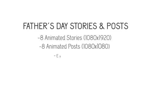 Father´s Day Stories & Posts - 13278671