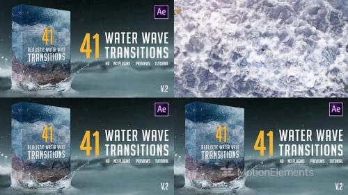 Realistic Water Wave Transitions Pack - 12415854