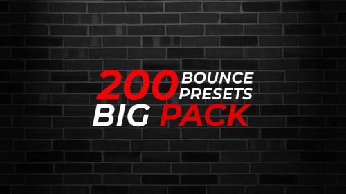 200 Bounce Text Animation Presets Big Pack - 12677351