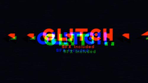 Aggressive Glitch Logo Opener - 13900667