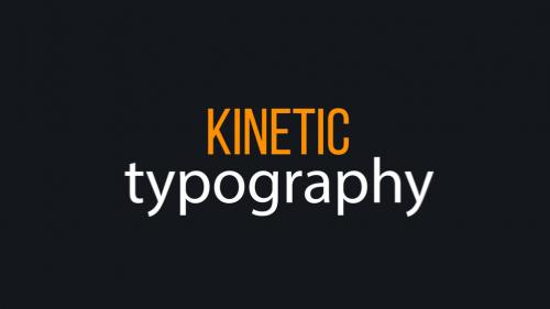 Kinetic Stomp Typography Opener - 13587026