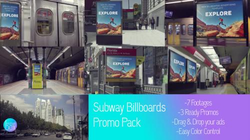 Billboards Subway Mockup Promos - 13173695
